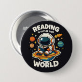 Lesen ist außerirdisch button (Vorne & Hinten)