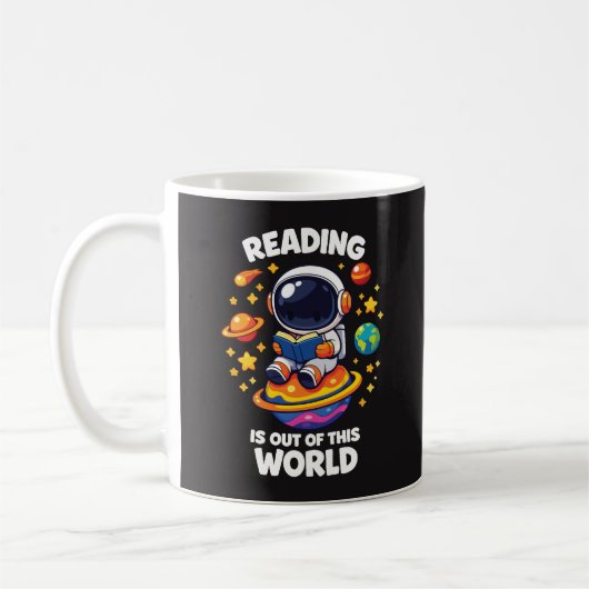 Lesen ist außerirdisch kaffeetasse (Links)