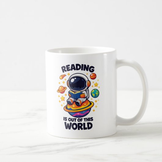 Lesen ist außerirdisch kaffeetasse (Rechts)