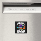 Lesen ist außerirdisch lustig buchlastig magnet (In Situ (Geschirrspüler))