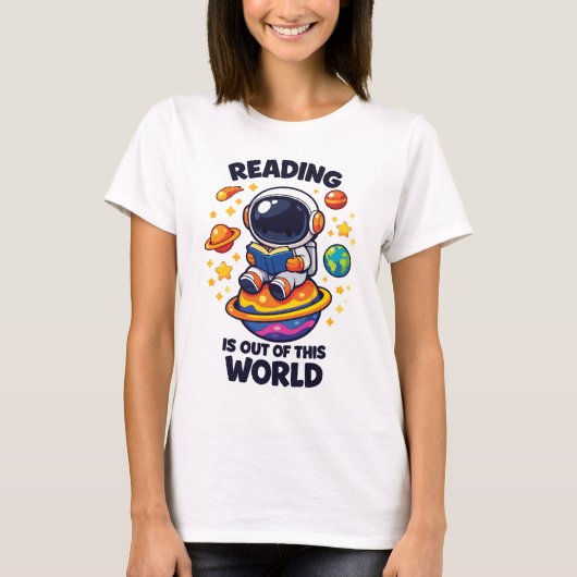 Lesen ist außerirdisch T-Shirt (Vorderseite)