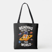 Lesen ist außerirdisch tasche (Rückseite)