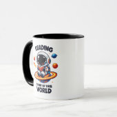 Lesen ist außerirdisch tasse (Vorderseite Links)