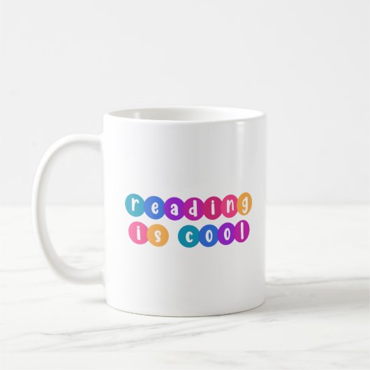 Lesen ist cool kaffeetasse (Links)