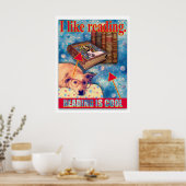 LESEN IST COOL POSTER (Küche)