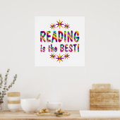 Lesen ist das Beste Poster (Küche)