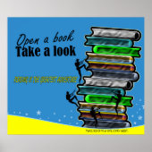 Lesen ist das Bestste Erlebnisposter Poster (Vorne)