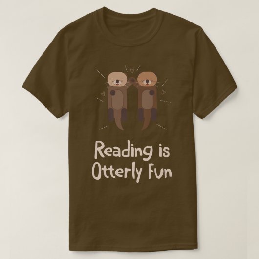 Lesen ist das Quartalbuch zum Spaß Lover Otter Lov T-Shirt (Design vorne)