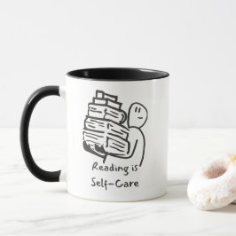 Lesen ist die Combo-Tasse für Buchliebhaber mit Se Tasse