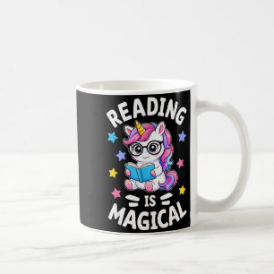 Lesen ist ein magischer süßer Einhorn-Bibliothekar Kaffeetasse