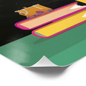 Lesen ist ein Pass für zahllose Abenteuer Poster (Ecke)