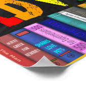 Lesen ist ein Ticket für das Abenteuer-Klassenpost Poster (Ecke)