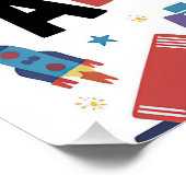 Lesen ist ein Ticket für Erlebnisposter Poster (Ecke)