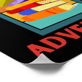 LESEN IST EIN TICKET ZUM ABENTEUER POSTER (Ecke)