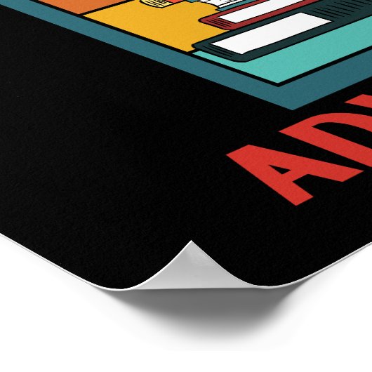 LESEN IST EIN TICKET ZUM ABENTEUER POSTER (Ecke)