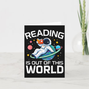 Lesen ist ein Weltraumastronaut aus einer anderen  Karte