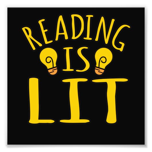 Lesen ist Englischlehrerin Fotodruck (Vorne)