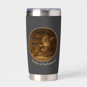 Lesen ist für jeden insulbler Tumbler Thermobecher