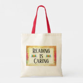 Lesen ist Gekümmert Tote Bag Tragetasche (Rückseite)