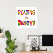 Lesen ist Groovy Poster (Heimbüro)