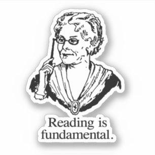 Lesen ist grundlegend aufkleber