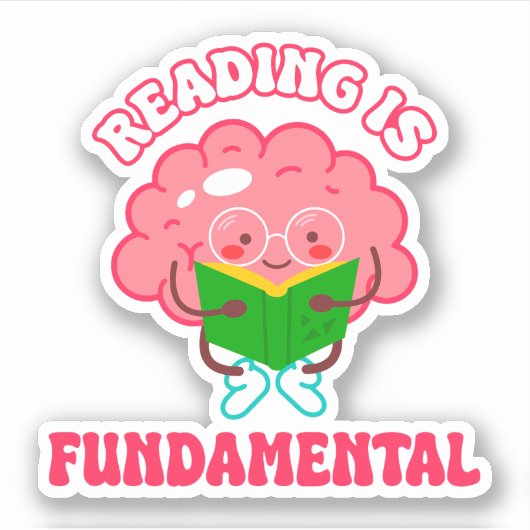 Lesen ist grundlegend! Drag Race Quotes Aufkleber (Vorderseite)