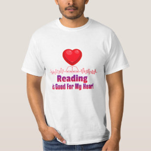 Lesen ist gut für mein Herz T-Shirt