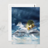 Lesen ist Himmlisch - Anpassen Sie mich! Postkarte (Vorne/Hinten)