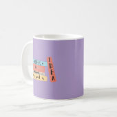 Lesen ist immer eine gute Idee Buchleser Kaffeetasse (Vorderseite Links)