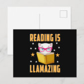 Lesen ist Lahmen Postkarte (Vorne/Hinten)