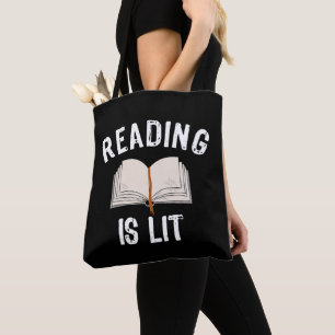 Lesen ist leer - Literatur liest Bücher Vintag Tasche