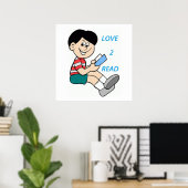 LESEN IST LIEBE POSTER (Heimbüro)