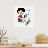 LESEN IST LIEBE POSTER (Küche)