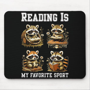 Lesen ist Lieblingssport cottagecore lustig Mousepad