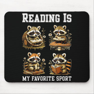 Lesen ist Lieblingssport cottagecore lustig Mousepad