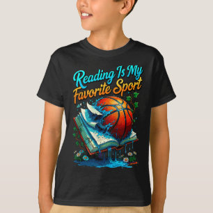 Lesen ist Lieblingssport lustige süße Tiere T-Shirt