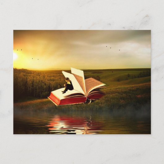 Lesen ist Magisch - Anpassen Sie mich! Postkarte (Vorderseite)