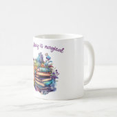 Lesen ist magisch kaffeetasse (VorderseiteRechts)