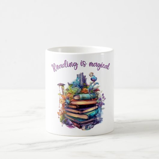 Lesen ist magisch kaffeetasse (Mittel)