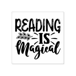 Lesen ist magische Briefmarke aus Kautschuk Gummistempel