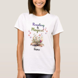 Lesen ist Magische Buchliebhaber Zitat Trendy Whim T-Shirt
