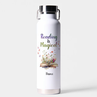 Lesen ist Magische Buchliebhaber Zitat Trendy Whim Trinkflasche