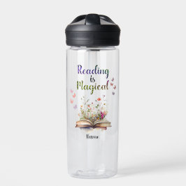 Lesen ist Magische Buchliebhaber Zitat Trendy Whim Trinkflasche