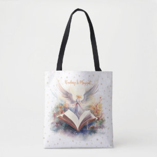 Lesen ist magisches Schneeflocken-Design Tasche