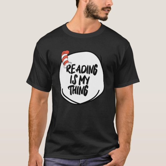 Lesen ist mein Buch Thing Bookworm Reading T-Shirt (Vorderseite)