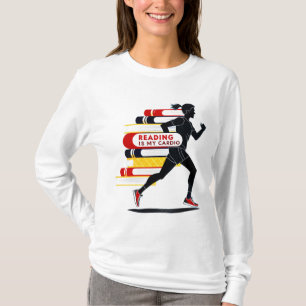 Lesen ist mein Cardio-T-Shirt: Lustiges Buchliebha T-Shirt