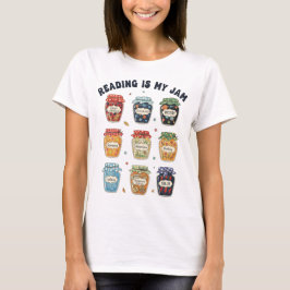 Lesen ist mein Jam Book Lover Buchbibliothekar T-Shirt