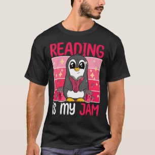 Lesen ist mein Jam I Liebe zu lesen Buch Funny Pen T-Shirt