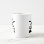 Lesen ist mein Jam Kaffeetasse (Mittel)