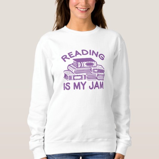 Lesen ist mein Jam Sweatshirt (Vorderseite)